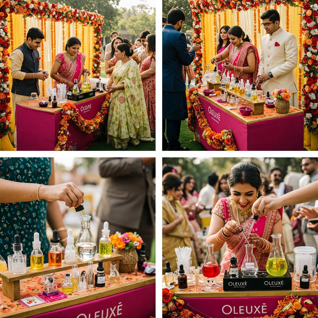 Perfume Bar for Weddding: Oleuxe’s Unmatched Services